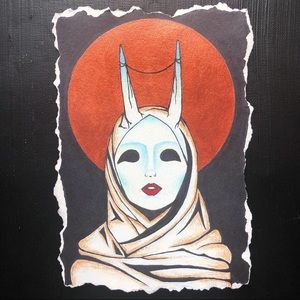 Lovely Bloodflow Art Print 5” by 7”